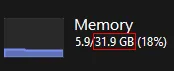 ~32 GB installed (Windows screenshot)